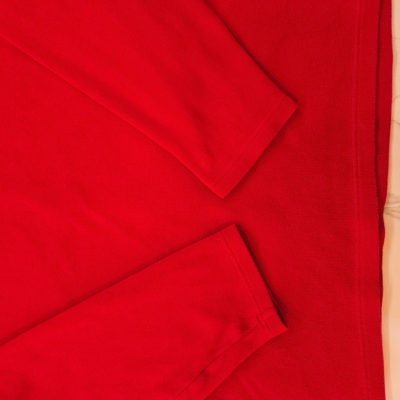 Eddie Bauer Mens Cotton 1/4 Zip Long Sleeve Pullover Knit  Sweater Red Size XL - Picture 3 of 11